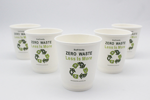 Zero acque reflue a base di doppia parete tazza di carta calda con il prezzo inferiore in cina - Product Image 6