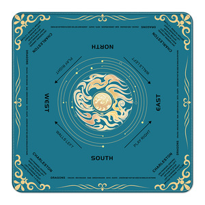 Mahjong Table Mat 800x800mm Anti-Slip Rubber Base For Chess Card Games <b>Entertainment</b> - Product Image 1