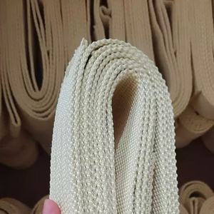 Nqfiber उच्च तापमान प्रतिरोधी arcard टेप पूर्ण मोटाई लौ retardant पीले फाइबर लोचदार आग प्रतिरोधी वेबबिंग केवलर - Product Image 4