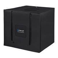 Boîte à lumière de studio photo portable 80CM PULUZ en nylon 90W 14000LM CRI élevé, modèle de table avec 4 fonds de couleur