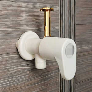 Robinet d'angle compact en plastique pour systèmes de contrôle de l'eau des lavabos et des toilettes - Product Image 3