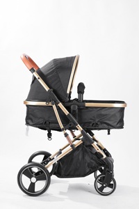 Xe đẩy em bé nhôm Trung Quốc <span class=keywords><strong>3</strong></span> trong 1 mang theo em bé với En chứng nhận cho 0-<span class=keywords><strong>3</strong></span> tuổi gấp ba lần cao xem xe đẩy - Product Image 3