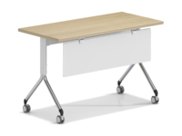 Table de formation pliable, table de formation commerciale, table de formation pour le personnel, bureau pliable pour la maison ou le bureau, table pliable en métal, gain de place