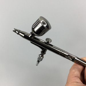 Stylo aérographe HD-130 Flame Black 7,0 cc à alimentation par gravité, double action, vitesse réglable, outil de peinture artistique - Product Image 2