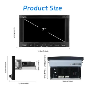 Lettore Multimediale per Auto da 7 Pollici per PEUGEOT 3008 5008 Partner CITROEN Berlingo 2010-2016 con Carplay, Android Auto, Mirror Link, WIFI - Product Image 5