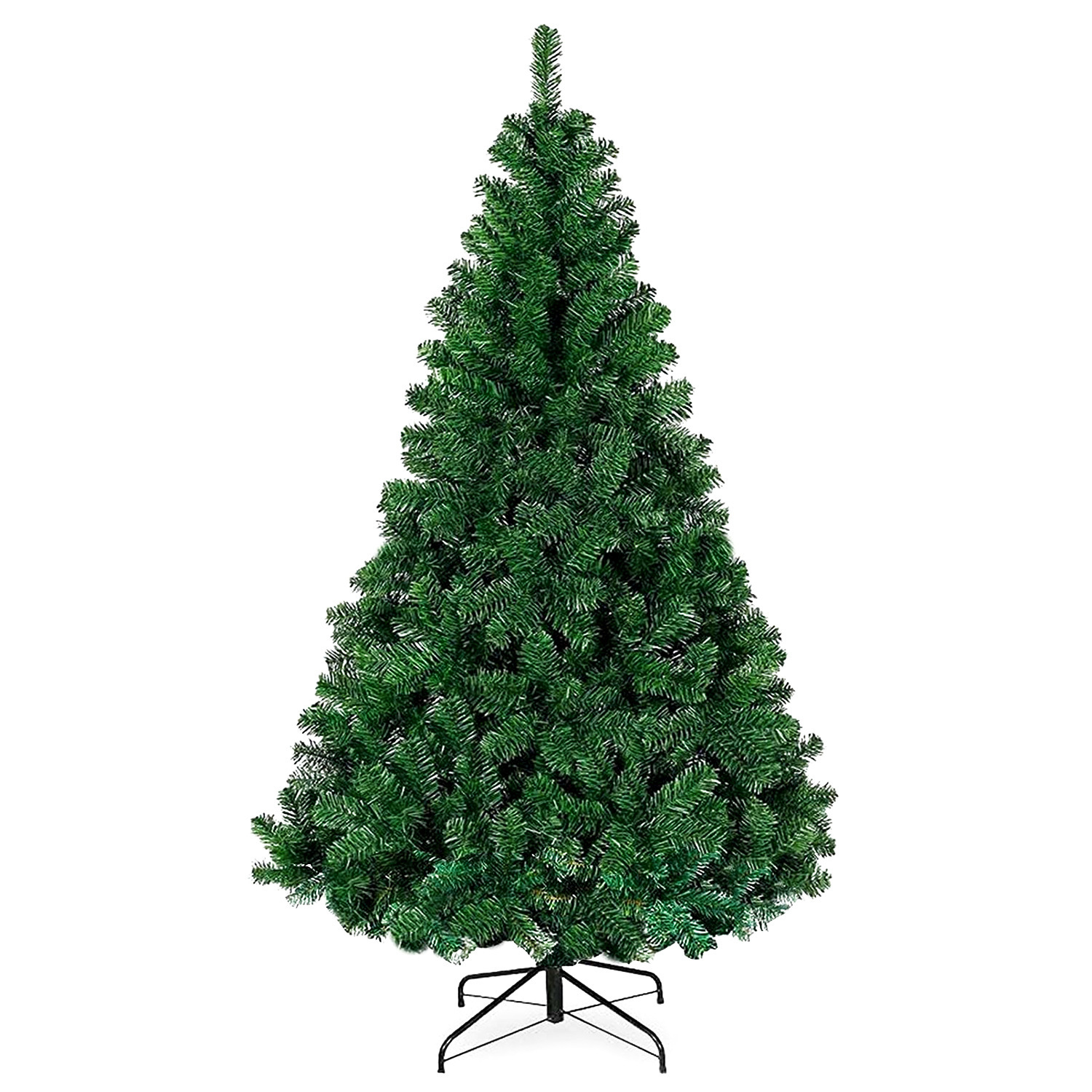 Árbol de Navidad verde de 2,1 metros (800T) con corteza de 7 cm de espesor