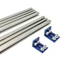 Clôture profilée à rainures en T multipistes, bloc poussoir coulissant pour table de scie, support de fraisage en bakélite, outil auxiliaire fixe pour le travail du bois