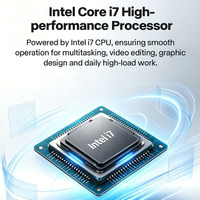 24 Inch All-in-One PC Core I7 16GB RAM 512GB SSD OEM AIO Desktop Computer Monoblock LCD Display for Gaming