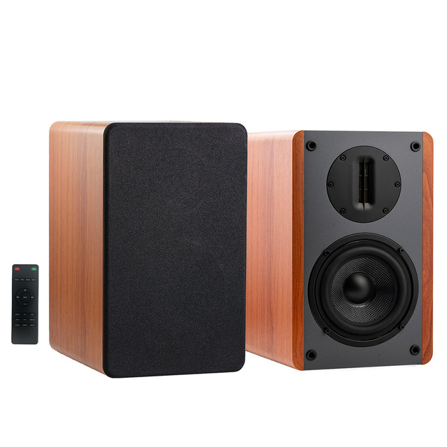 Factory New 200W 2.0 HiFi Active Bookshelf Speaker with Ribbon Tweeter Home Audio System 200W