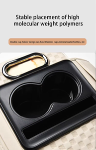 Coussin multifonctionnel en cuir pour accoudoir de voiture avec support de coude central pour ranger les boîtes <span class=keywords><strong>à</strong></span> mouchoirs et les tasses <span class=keywords><strong>à</strong></span> eau - Product Image 6