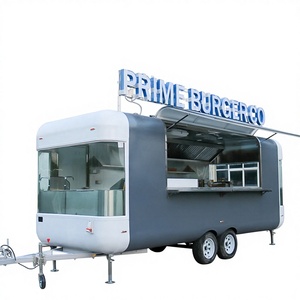 Remorque de camion de restauration mobile en aluminium à prix d'usine, importée des États-Unis, à vendre - Product Image 1