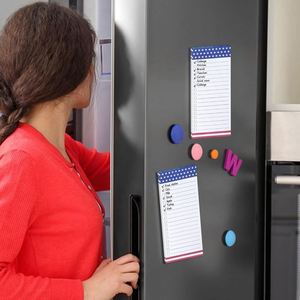 4 Pack Thermal Binding Printed Notepads Refrigerator Large <b>Pad</b> Fridge Full Magnet Design Magnetic <b>Memo</b> <b>Pads</b> - Product Image 4