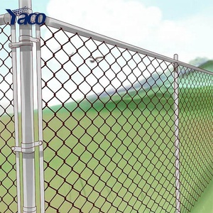 50x50x60x60 3ft 4ft 5ft 6ft 8ft 7 8 ft alto <span class=keywords><strong>galvanizado</strong></span> jardín cadena enlace de la valla de seguridad rollo de tela post para la venta - Product Image 2