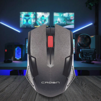 Nouvelle souris ergonomique noire de haute qualité, 3 boutons, pour ordinateur portable, PC, souris filaire ergonomique légère pour jeux RGB, CMM-222