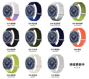 Bracelet tressé à double extrémité métallique, couleur unie dégradée, pour Samsung Watch Ultra, accessoires de <span class=keywords><strong>montre</strong></span> intelligente tendance - Product Image 2