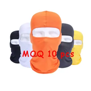 Respirável poliéster gelo seda personalizado ciclismo balaclava máscara facial sublimada balaclava