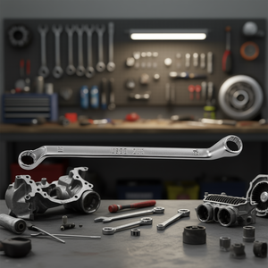 <b>Wrench</b> 283mm Double Open End For Automotive Repair - Product Image 3