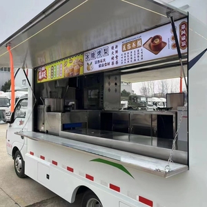 Mini camion de restauration rapide avec machines à pop-corn, glaces, thé au lait, burgers et café, et bar mobile à vendre à prix abordable - Product Image 2