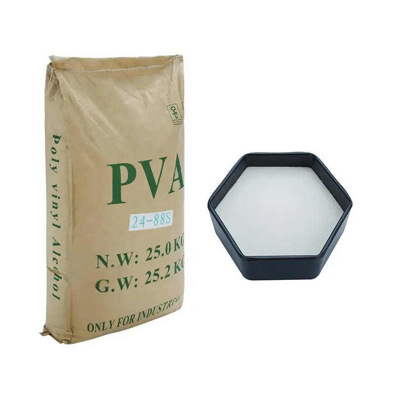 PVA 2488 폴리 비닐 알코올 폴리머 섬유 분말 코팅 바인더 시멘트 용제