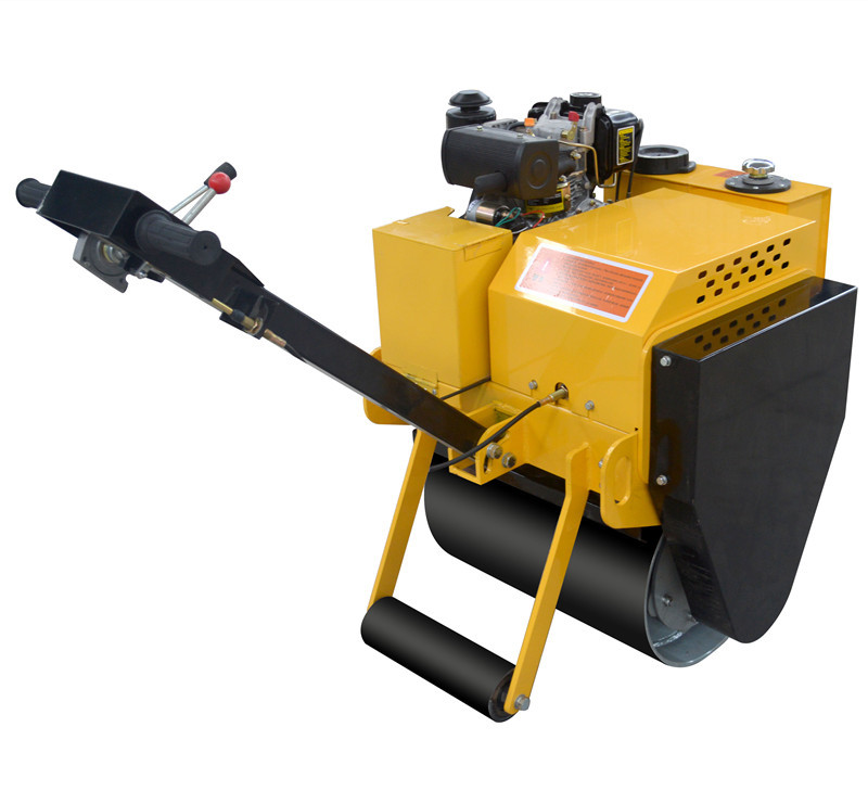 small vibratory walk-behind single drum road roller compactor