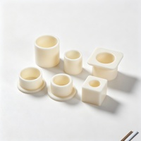 GOFAI GF-R045 Embouts de finition en PP pour meubles / Bouchons de tuyau / Inserts en plastique pour pieds de chaise (42mm, 48mm, 45mm) / Embouts carrés pour tubes en acier (40mm, 50mm)