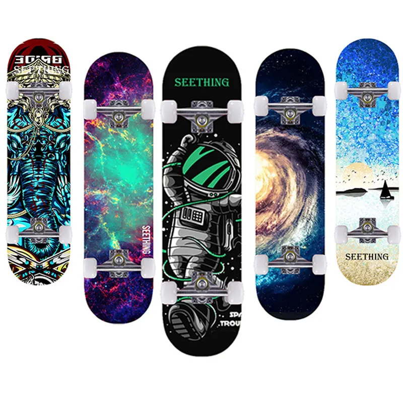 Hochwertiges Skateboard für Kinder Outdoor-Skateboards für Erwachsene Double Warped Skateboard