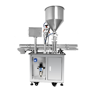 Máquina de llenado automática eléctrica de un solo cabezal de pistón 10AF para grasa, cosméticos, champú, lociones, salsas alimenticias y pastas en envases de vidrio, metal y bolsas. - Product Image 3