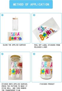 Factory Custom Waterproof Uv Dtf Cup Wrap <strong>Transfers</strong> <strong>Glass</strong> Valentines Designs Sticker Decals Uv Dtf <strong>Transfers</strong> for Cups Wraps - Product Image 3