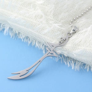 <span class=keywords><strong>Imam</strong></span> para <span class=keywords><strong>Ali</strong></span> Sword Colgante de acero inoxidable Animación religiosa Derivados Joyería Regalo Collar para musulmanes - Product Image 4