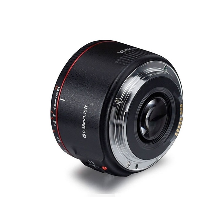 Newest YN 50 mm Yongnuo F1.8 II Large Aperture Auto Focus Lens for Canon Effect Camera Lens for Canon EOS 70D 5D2 5D3 600D DSLR