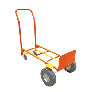 Chariot à main pliable en métal, chariot robuste de 200 kg, roues en caoutchouc solide, outils de transport, utilisation en entrepôt, chariots de courses - Product Image 1