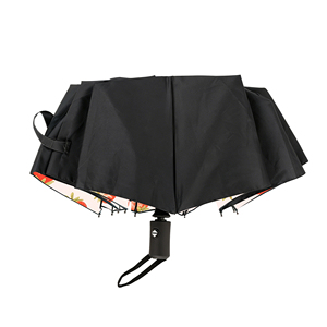 Strawberry Print Folding <b>Umbrella</b> 97cm Diameter <b>Windproof</b> auto Open Travel Sun Rain Protection Cute Design for Adults - Product Image 6