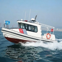 Bateau de patrouille à grande vitesse en aluminium Grandsea, longueur 7,6 m, taille moyenne, à vendre