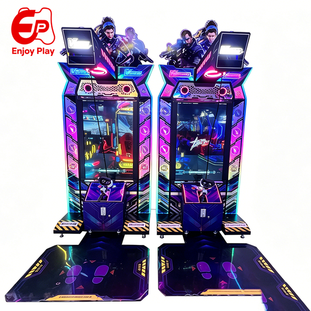 Professional 55-Inch LCD Screen VR Shooting Simulator Metal Spanish Source Factory OEM Arcade Game Machine