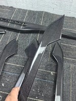 Kit de mise à niveau intérieur en fibre de carbone véritable RHD LHD pour Audi A4 S4 A5 S5 B9 B9.5, garnitures de tableau de bord et de portières de remplacement fabriquées à la main
