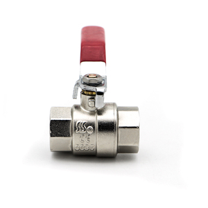 Válvula de <span class=keywords><strong>bola</strong></span> de latón Fabricación al por mayor Manija de palanca hembra Válvula de <span class=keywords><strong>bola</strong></span> de agua de latón niquelado - Product Image 6