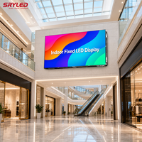 Écran LED intérieur à pas fin 640x480mm P1.86 P2 P2.5, mur vidéo LED HD ultra-fin à accès frontal pour salle de conférence, salle de réunion, centre commercial