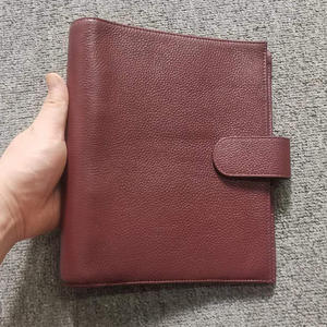 Organiseur de budget en cuir PU avec logo personnalisé, classeur à 6 anneaux rechargeable, agenda, carnet à spirales, carnet de suivi des dépenses <span class=keywords><strong>pour</strong></span> la planification financière - Product Image 2