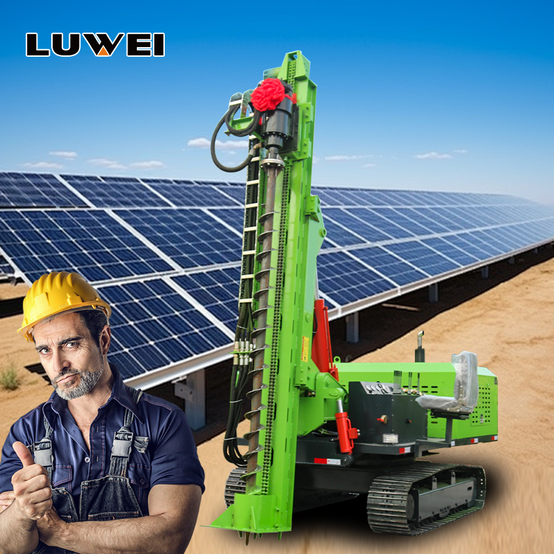 Solar Pile Drivers Suitable for Civil