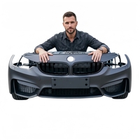Rakitan Depan Lengkap untuk BMW M3 F80 Bumper Depan Penyangga Radiator Kipas Pendingin Kondensor