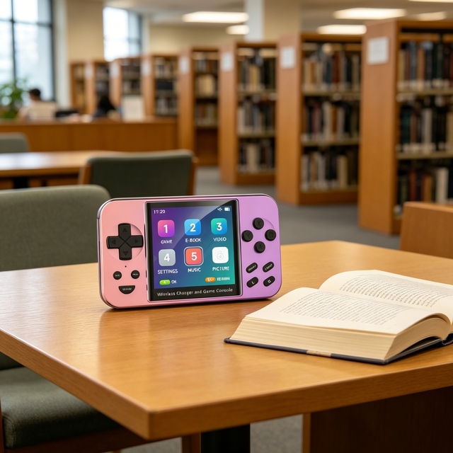 Weak Light Adaptation Retro Handheld Game Console Intelligent Gaming Console Handheld for Night Bedroom Gaming