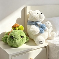 Peluche pinguin mère et fils, ours polaire, avec rembourrage en polyester et coton PP, compagnon de confort, cadeau