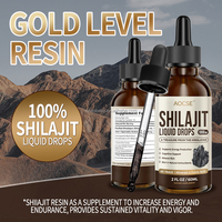 Gouttes liquides de Shilajit de l'Himalaya 1000mg OEM/ODM, riches en oligo-éléments pour soutenir l'immunité et l'énergie