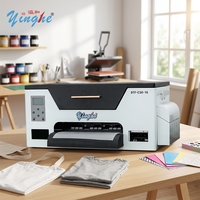 Imprimante DTF A3 YINGHE SA JHB 2026 Nouvelle avec 1 Tête XP600, Système de Circulation d'Encre CMYK et Blanc, Four de Séchage pour Rouleaux PET, Carte Hoson