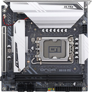 H810ITX-B ITX15 เมนบอร์ดเดสก์ท็อป LGA1851 DDR5 ดับเบิ้ลแชนเนลหน่วยความจำ DDR5 ใหม่รองรับการถ่ายโอนข้อมูลความเร็วสูงเพื่อประสิทธิภาพสูงสุด - Product Image 5