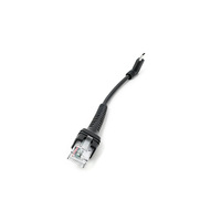 Câble USB Type C mâle à RJ50 10P mâle à angle droit de 90 degrés, 17 cm, noir, câble de communication court