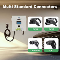 Chargeur mural DC pour véhicules électriques 20kW 30kW 40kW, borne de recharge rapide CCS2 à une seule prise, chargeur commercial OCPP