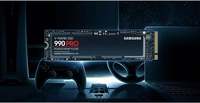 SSD SAMSUNGS 990 PRO Kecepatan Tinggi dengan Heatsink 1TB 2TB PCIe 4.0 M.2 Internal Solid State Hard Drive