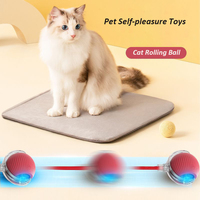 Juguete Inteligente Eléctrico de Silicona para Gatos, Pelota Moderna, Simple, Interactiva, con Movimiento Automático, para Perros y Gatos
