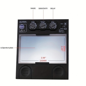 Máscara, Casco o Gorra de Soldadura con Filtro de Oscurecimiento Automático Solar True Color Mirror Big View Aara 4 Arc Sensor para Visión en Color Real - Product Image 2